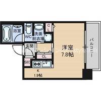 クロスレジデンス大阪新町(旧:ベルファース大阪新町)の間取り