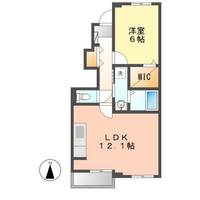 愛知県名古屋市北区中味鋺2(アパート)の賃貸物件の間取り