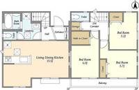 東京都世田谷区上北沢1(一戸建)の賃貸物件の間取り