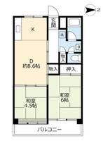 UR尾上の間取り