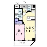 沖縄県那覇市楚辺2(マンション)の賃貸物件の間取り