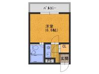 大阪府大阪市東成区大今里南4(マンション)の賃貸物件の間取り