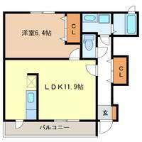 クレールの間取り