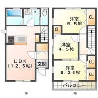 物件の間取り画像