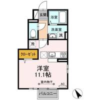 クレール Bの間取り