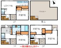 東京都荒川区東日暮里3(一戸建)の賃貸物件の間取り