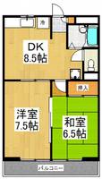 サンライズ百合丘の間取り