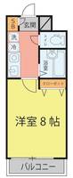 HIKOハイツの間取り