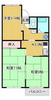 長野県上田市古里(マンション)の賃貸物件の間取り