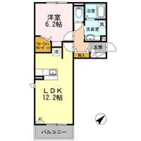 福岡県福岡市東区唐原1(アパート)の賃貸物件の間取り