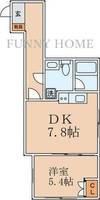 東京都目黒区平町2(マンション)の賃貸物件の間取り