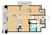 福岡県福岡市博多区東比恵1(マンション)の賃貸物件の間取り