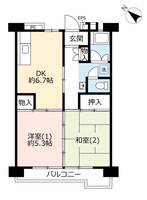 UR真砂第一の間取り