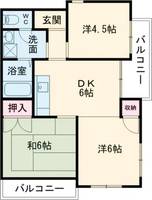 兵庫県明石市大久保町大窪(マンション)の賃貸物件の間取り