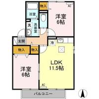 ボナール II棟の間取り