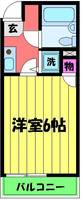 シャルマンフジ久米田五番館の間取り