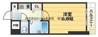大阪府大阪市西区南堀江1(マンション)の賃貸物件の間取り