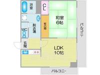 クリスタルハイツ玉出の間取り