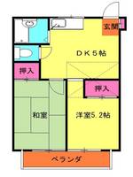 メゾンロアール公郷の間取り