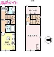 三重県伊賀市服部町3(一戸建)の賃貸物件の間取り