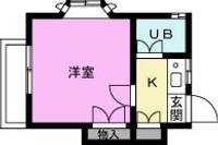 メゾンドビンゴの間取り