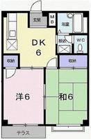 栃木県佐野市植上町(アパート)の賃貸物件の間取り