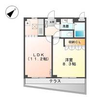 高知県高知市横浜(アパート)の賃貸物件の間取り