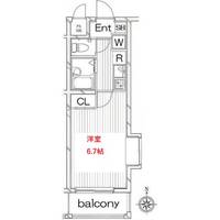 東京都大田区西馬込2(マンション)の賃貸物件の間取り