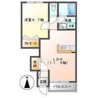 ヴァンベールKの間取り