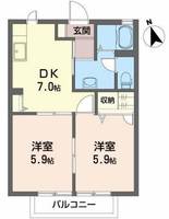物件の間取り画像