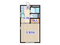 コ-ポ東勝山の間取り