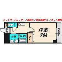 大阪府大阪市旭区高殿2(マンション)の賃貸物件の間取り