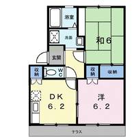 山口県周南市大字久米(アパート)の賃貸物件の間取り