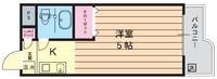 京都府京都市西京区川島玉頭町(マンション)の賃貸物件の間取り