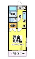 東京都府中市晴見町1(マンション)の賃貸物件の間取り