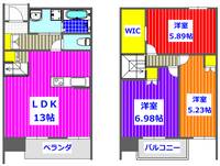 熊本県合志市須屋(アパート)の賃貸物件の間取り