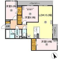 D-KISARIA EIの間取り