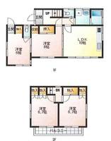 埼玉県久喜市栗橋東5(一戸建)の賃貸物件の間取り