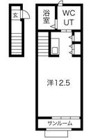 愛知県名古屋市緑区小坂1(アパート)の賃貸物件の間取り
