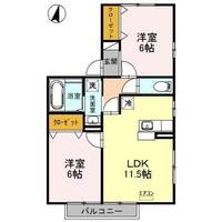 埼玉県行田市富士見町2(アパート)の賃貸物件の間取り