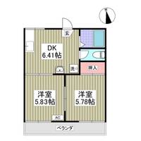 埼玉県熊谷市箱田5(アパート)の賃貸物件の間取り