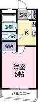 メゾンオレンジ1の間取り