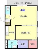 物件の間取り画像