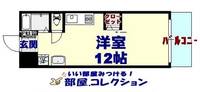 福岡県北九州市小倉北区中津口2(マンション)の賃貸物件の間取り