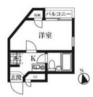 神奈川県相模原市緑区東橋本2(マンション)の賃貸物件の間取り