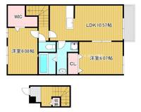 サザンクロスII番館の間取り