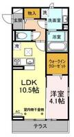福岡県久留米市藤光1(アパート)の賃貸物件の間取り