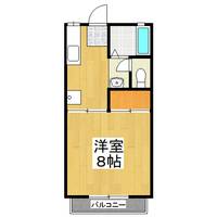 クライン ブリュッケ Aの間取り