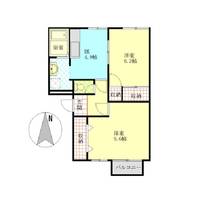 宮城県仙台市太白区西中田4(アパート)の賃貸物件の間取り