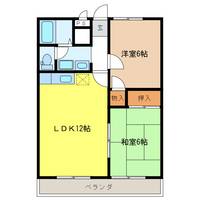 岐阜県岐阜市今嶺2(マンション)の賃貸物件の間取り